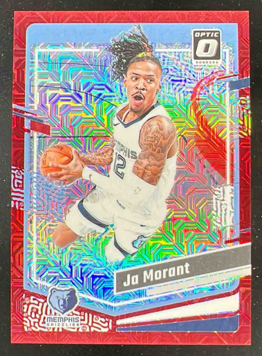 2023-24 Panini Donruss Optic Choice Red Prizm #190 Ja Morant /88
