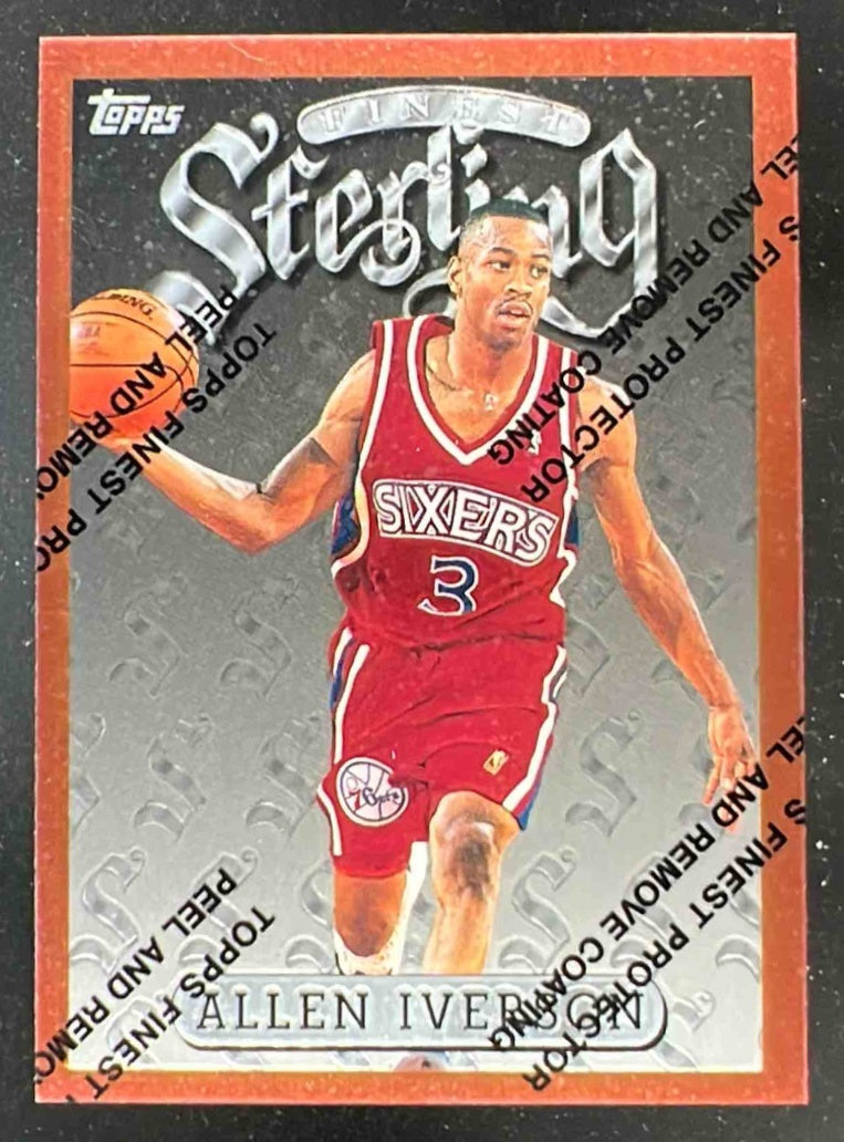 1996-97 Topps Finest Bronze #240 Allen Iverson