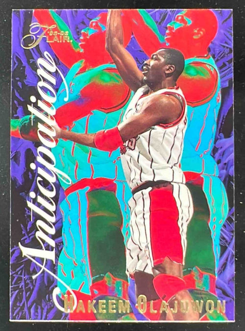 1995-96 Fleer Flair Anticipation #6 Hakeem Olajuwon