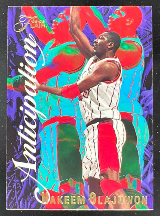 1995-96 Fleer Flair Anticipation #6 Hakeem Olajuwon