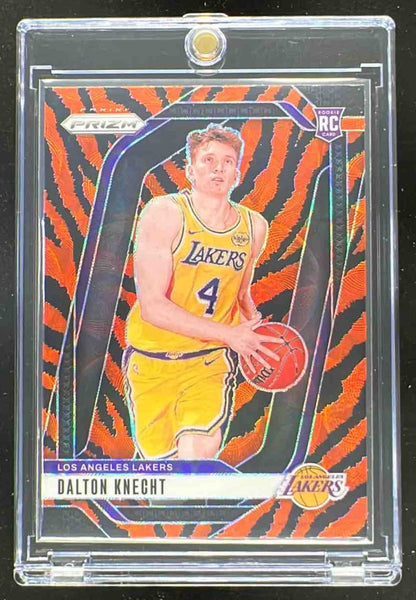 2024-25 Panini Prizm Choice Tiger Stripe Prizm #238 Dalton Knecht RC