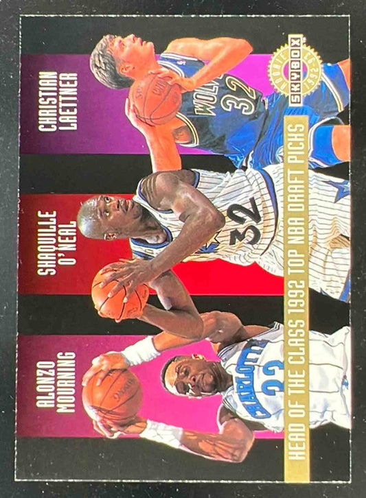 1992-93 Skybox Mourning O'Neal Laettner LaPhonso Jackson Gugliotta RC /20000