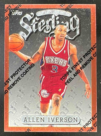 1996-97 Topps Finest Bronze #240 Allen Iverson