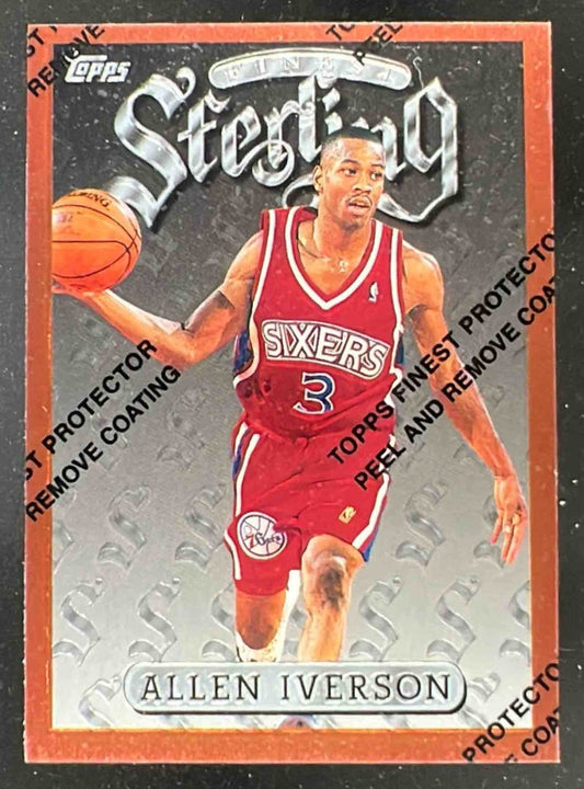 1996-97 Topps Finest Bronze #240 Allen Iverson