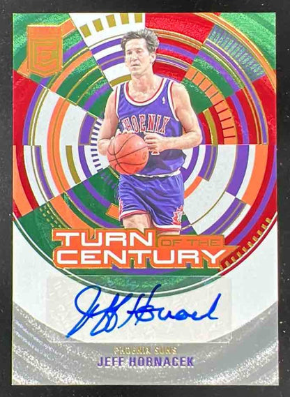 2023 Donruss Elite Turn Century International Red Green Jeff Hornacek Auto