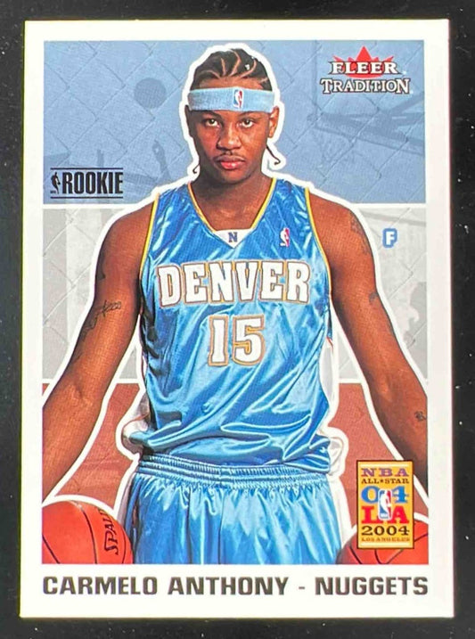 2003-04 Fleer Tradition All Star Weekend #1 Carmelo Anthony RC