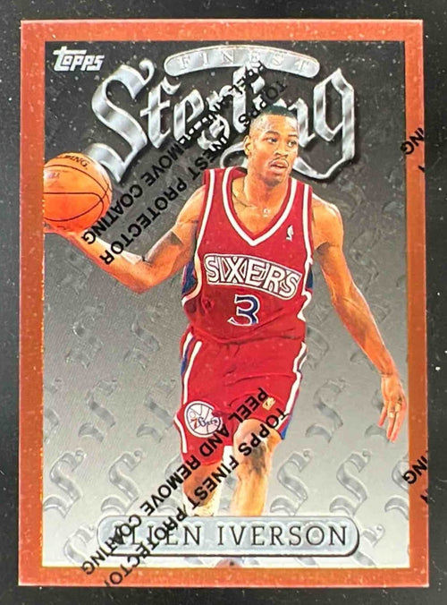 1996-97 Topps Finest Bronze #240 Allen Iverson