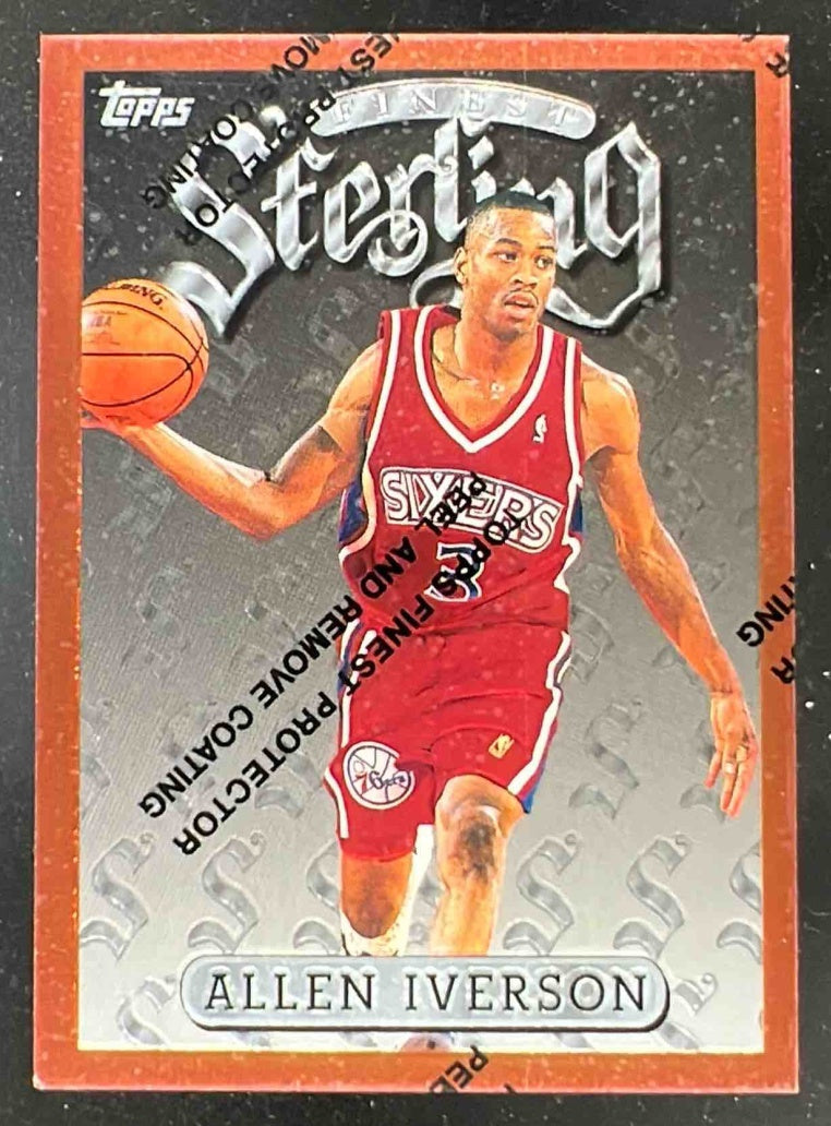 1996-97 Topps Finest Bronze #240 Allen Iverson