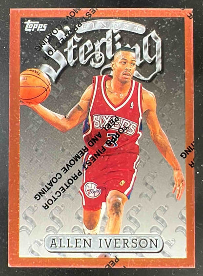 1996-97 Topps Finest Bronze #240 Allen Iverson
