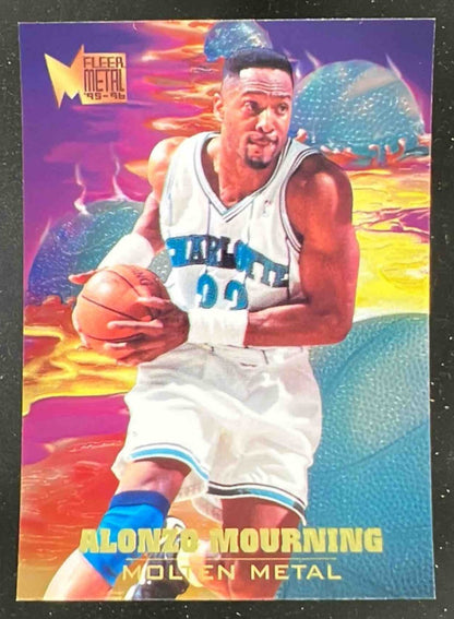 1995-96 Fleer Metal Molten Metal #7 Alonzo Mourning