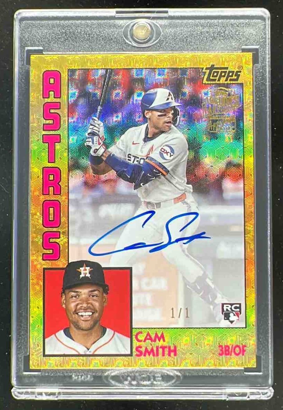 2025 Topps Archives 1984 Fan Favorites FoilFractor #CS Cam Smith RC Auto 1/1