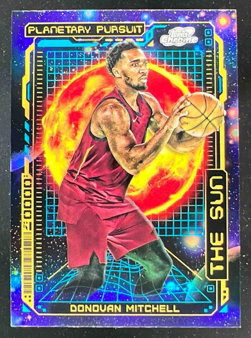 2023-24 Topps Cosmic Chrome Planetary Pursuit Sun #PPS-4 Donovan Mitchell