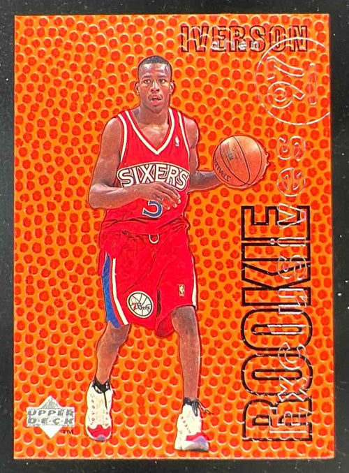 1996-97 Upper Deck Rookie Exclusives #R1 Allen Iverson RC