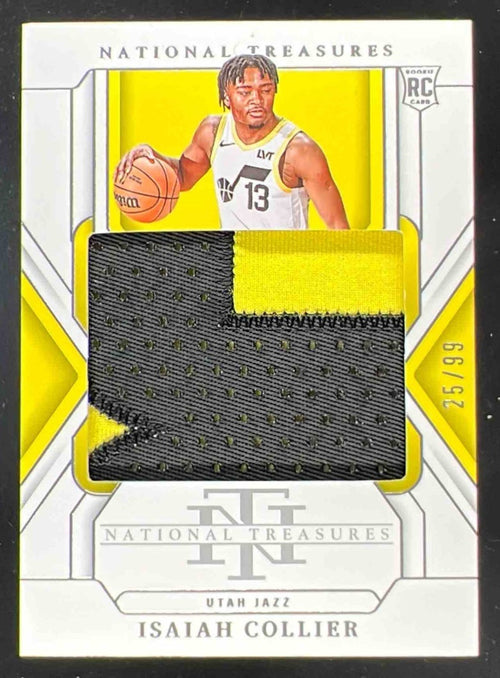 2024-25 Panini National Treasures Rookie Patches #159 Isaiah Collier /99