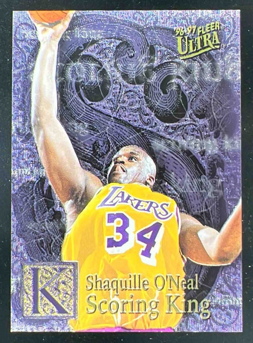 1996 Fleer Ultra Scoring Kings Plus #13 Shaquille O'Neal