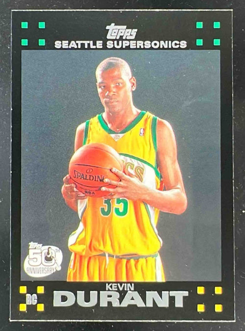 2007-08 Topps #112 Kevin Durant RC