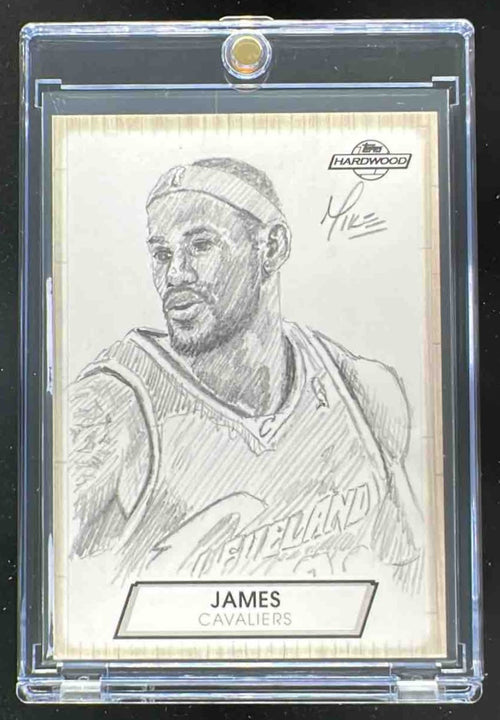 2008-09 Topps Hardwood Sketches #HS-LJ LeBron James 1/1