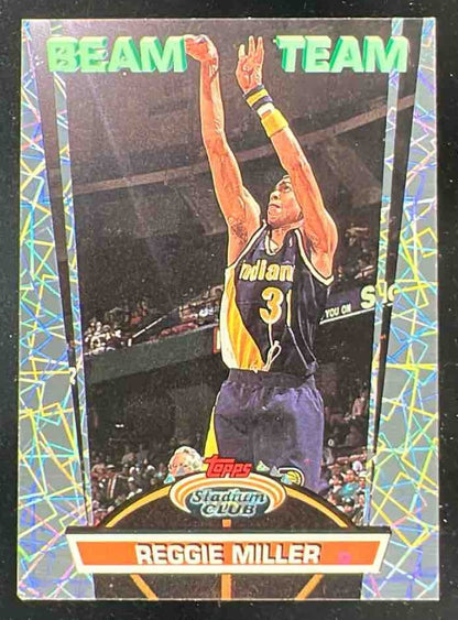 1992-93 Topps 93 Stadium Club Beam Team #7 Reggie Miller