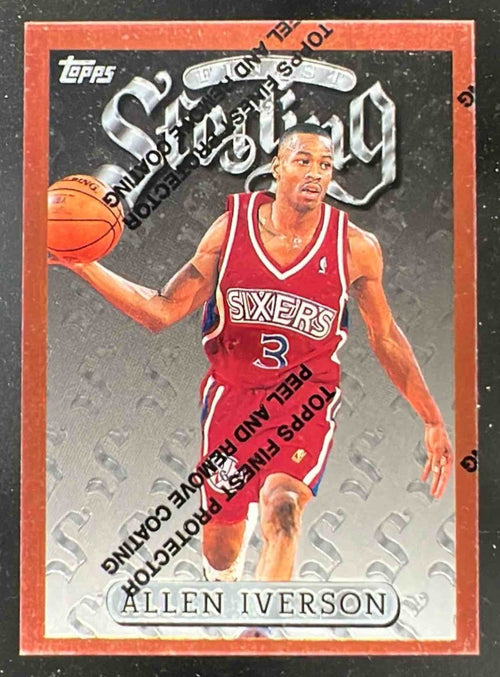 1996-97 Topps Finest Bronze #240 Allen Iverson