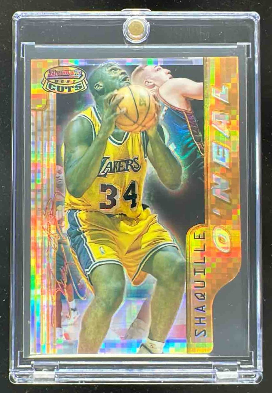 1996-97 Bowman 's Best Cuts Atomic Refractors #BC7 Shaquille O'Neal
