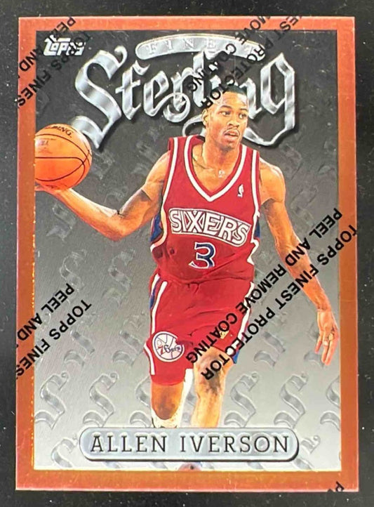 1996-97 Topps Finest Bronze #240 Allen Iverson