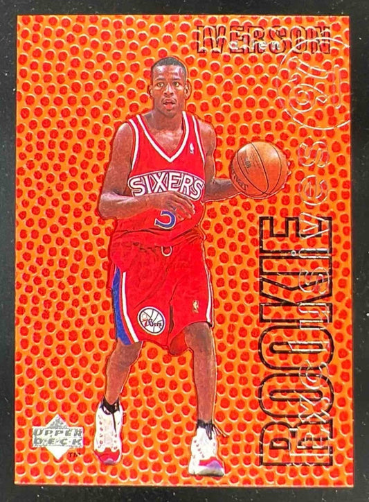 1996-97 Upper Deck Rookie Exclusives #R1 Allen Iverson RC