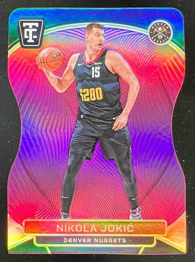 2024-25 Totally Certified Purple Die-Cut Platinum Mirror #19 Nikola Jokic /49