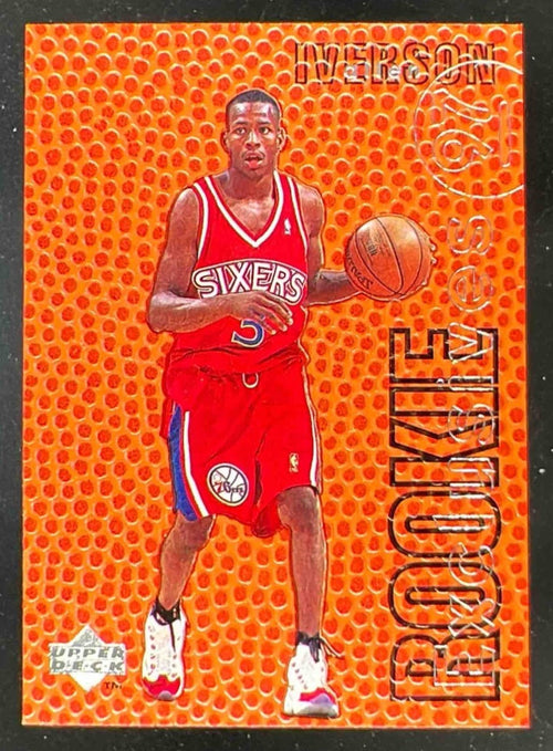 1996-97 Upper Deck Rookie Exclusives #R1 Allen Iverson RC